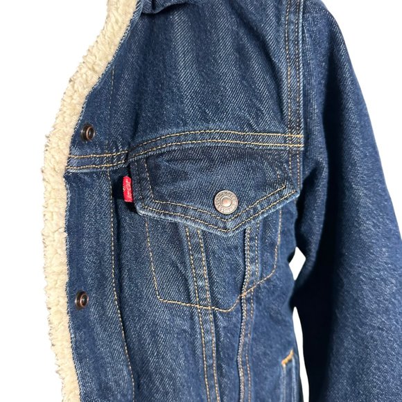 NWOT - Levi's Sherpa Demin Jean Jacket - Small - Picture 5 of 7
